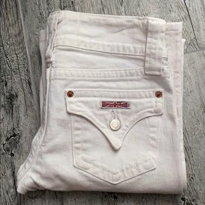 Hudson jeans 27 white bootcut denim